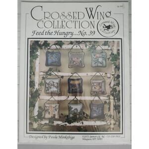 Crossed Wing Collection Feed the Hungry Cross Stitch Deer, Squirrel, Raccoon
